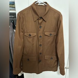 Suitsupply Brown Shirt Jacket